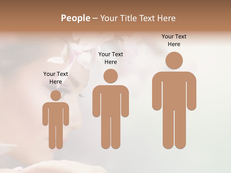 Dreams Spring Woman PowerPoint Template