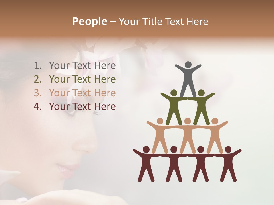 Dreams Spring Woman PowerPoint Template