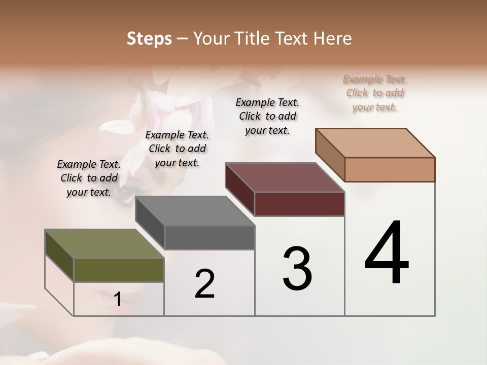 Dreams Spring Woman PowerPoint Template