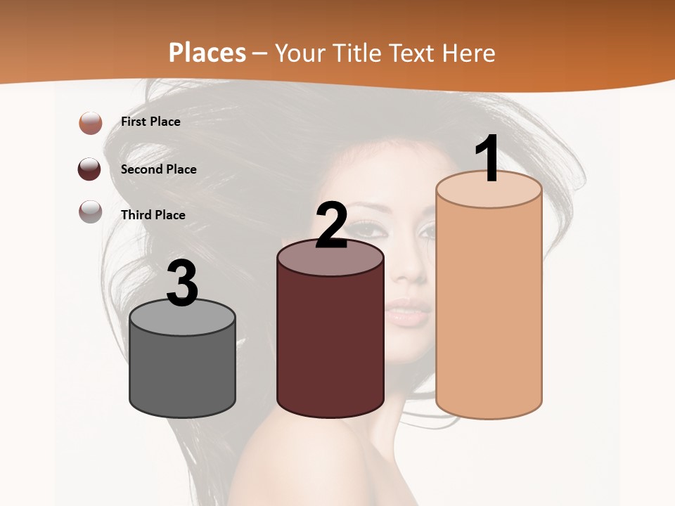 Space Hairstyle Long PowerPoint Template