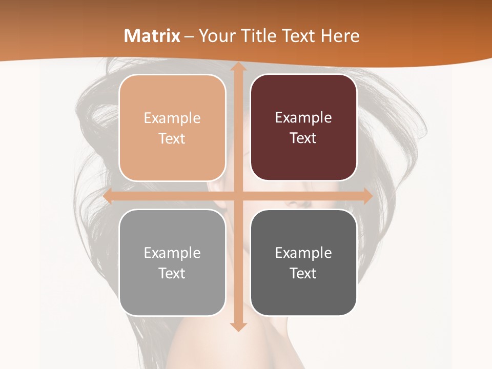 Space Hairstyle Long PowerPoint Template