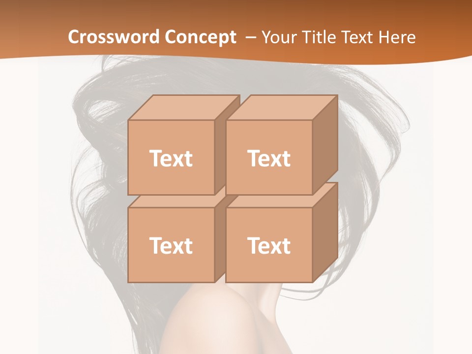 Space Hairstyle Long PowerPoint Template