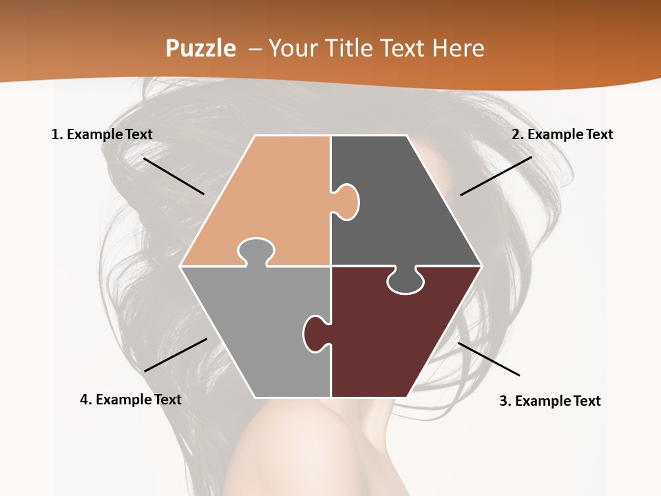 Space Hairstyle Long PowerPoint Template