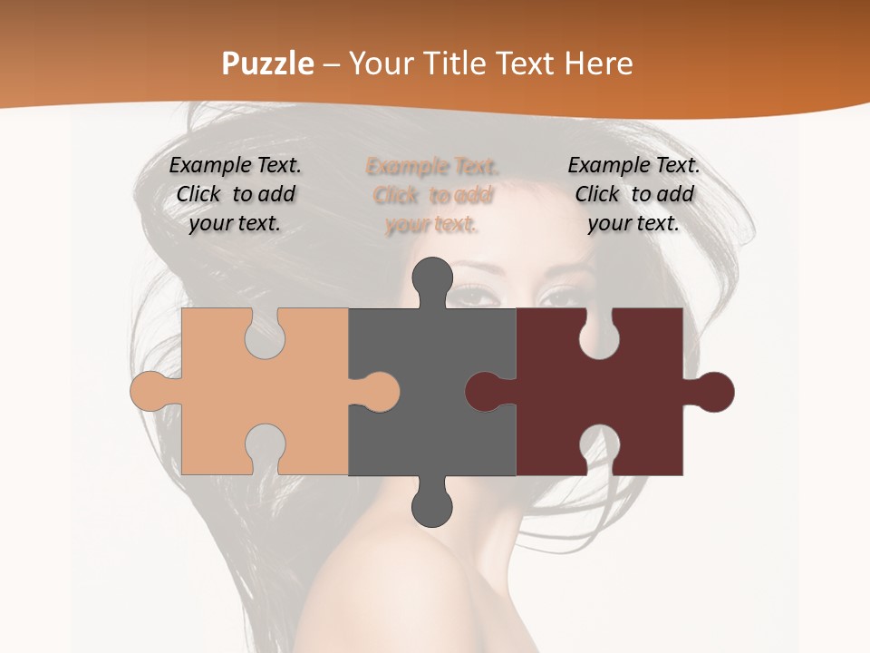 Space Hairstyle Long PowerPoint Template