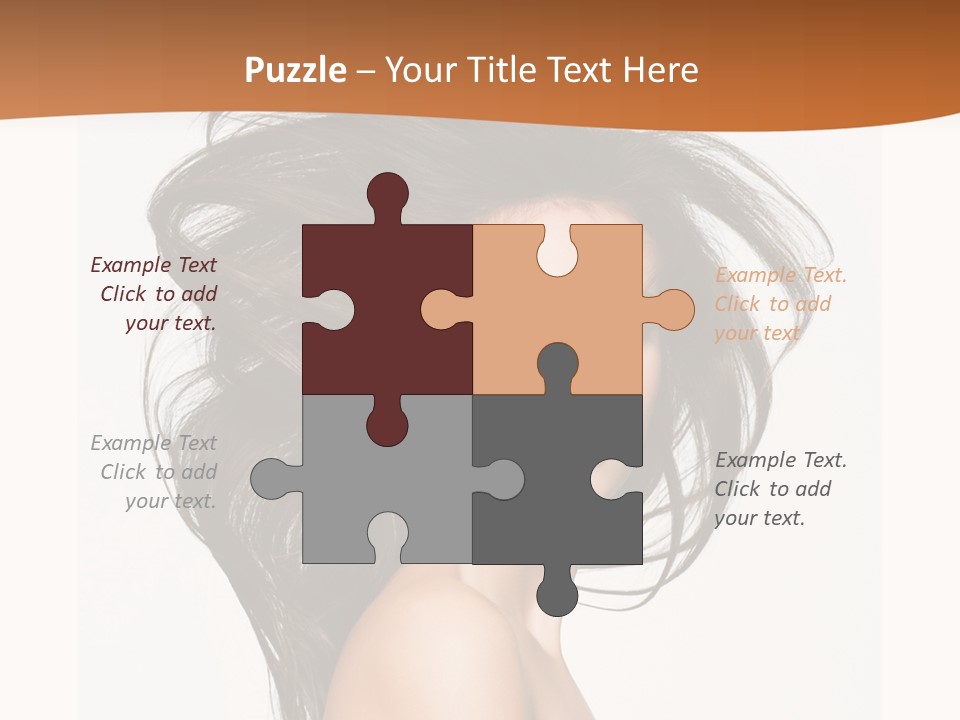 Space Hairstyle Long PowerPoint Template