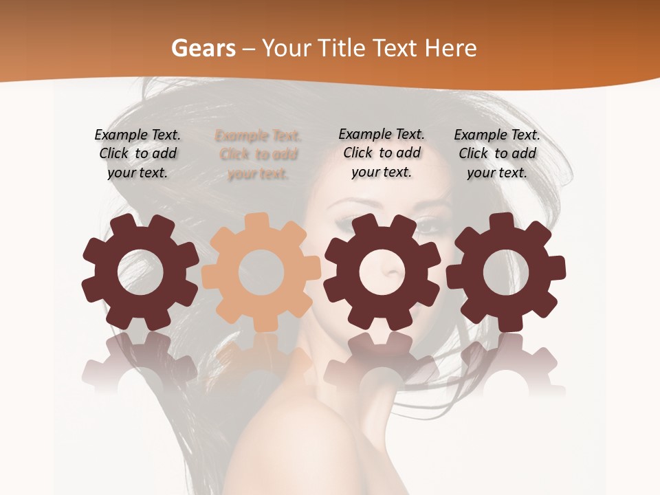 Space Hairstyle Long PowerPoint Template