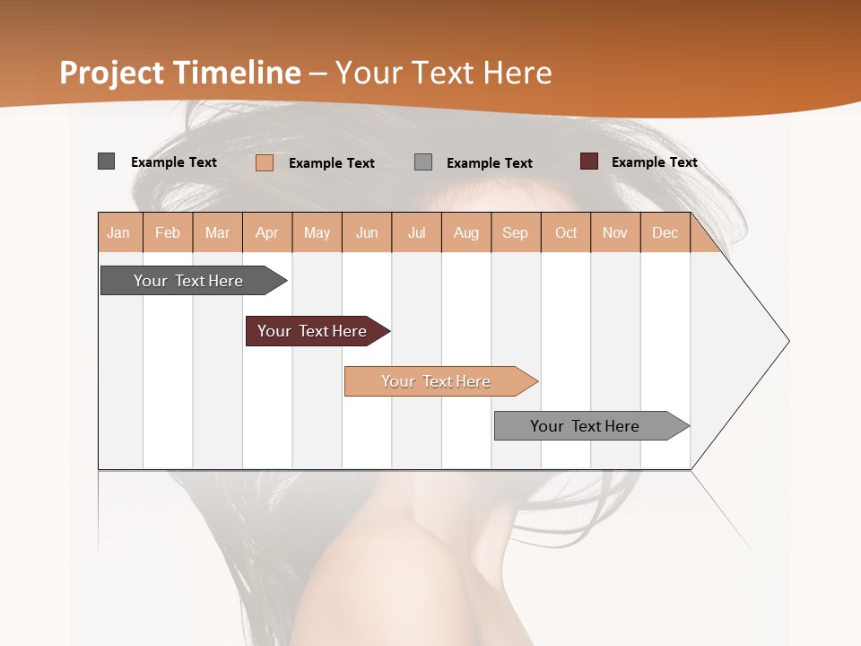 Space Hairstyle Long PowerPoint Template