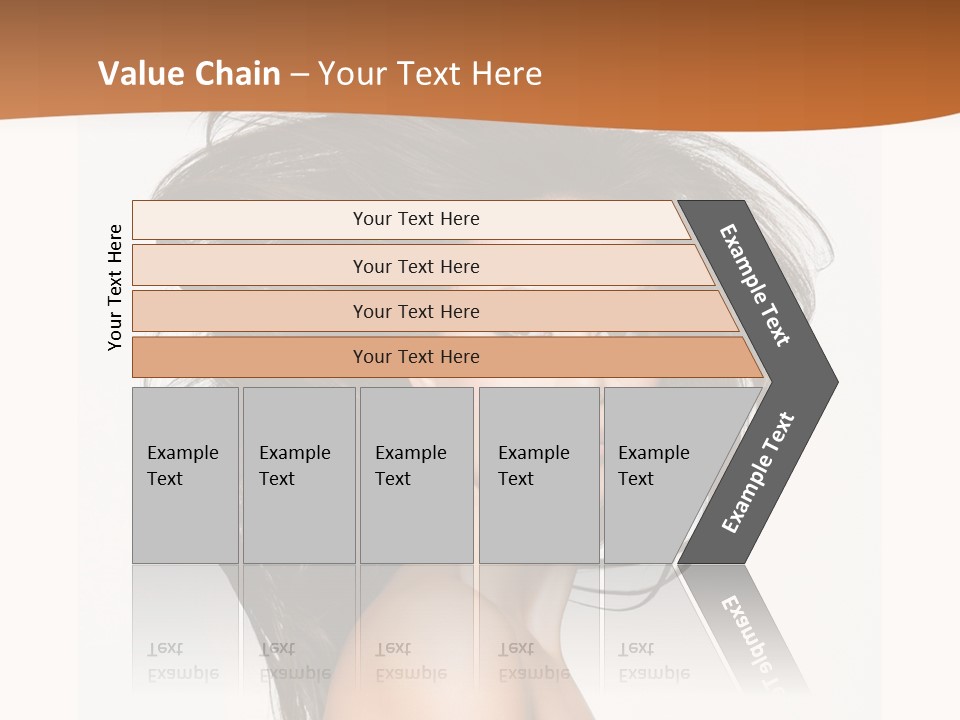 Space Hairstyle Long PowerPoint Template