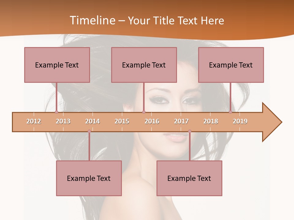 Space Hairstyle Long PowerPoint Template
