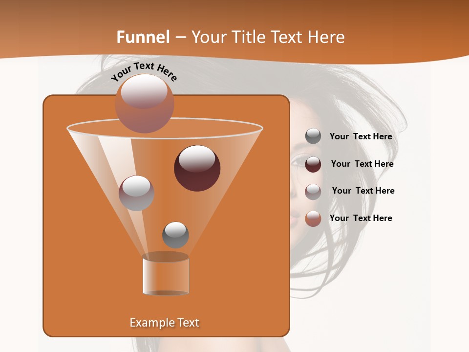 Space Hairstyle Long PowerPoint Template