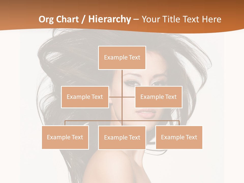 Space Hairstyle Long PowerPoint Template