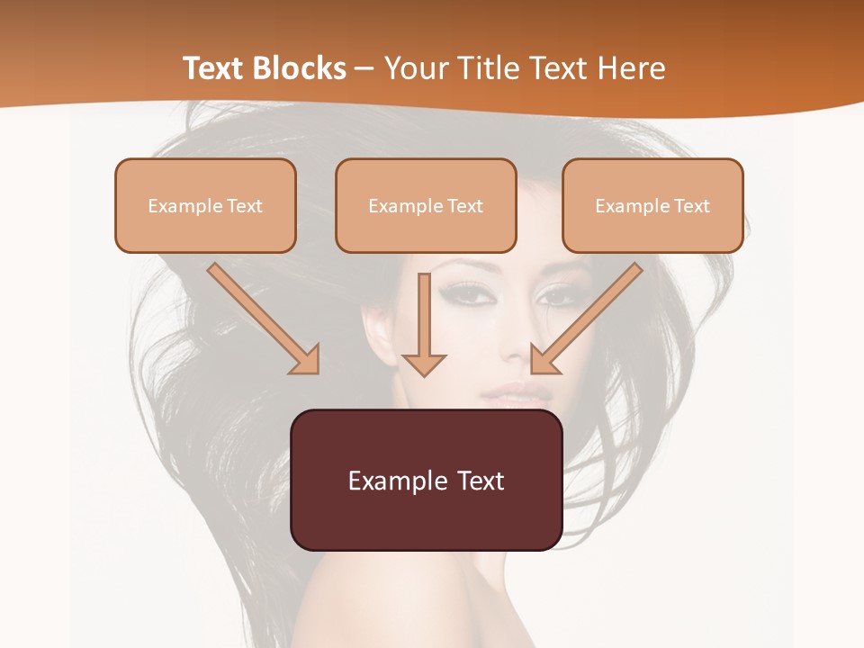 Space Hairstyle Long PowerPoint Template