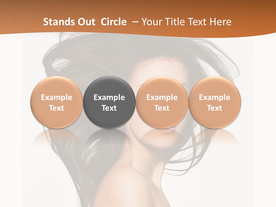 Space Hairstyle Long PowerPoint Template