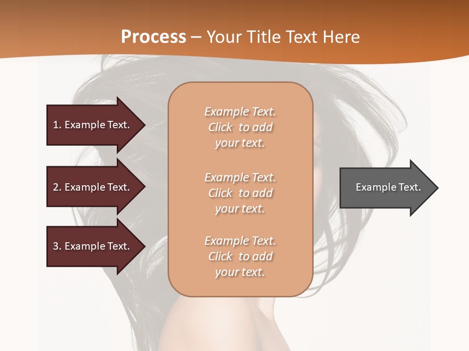 Space Hairstyle Long PowerPoint Template