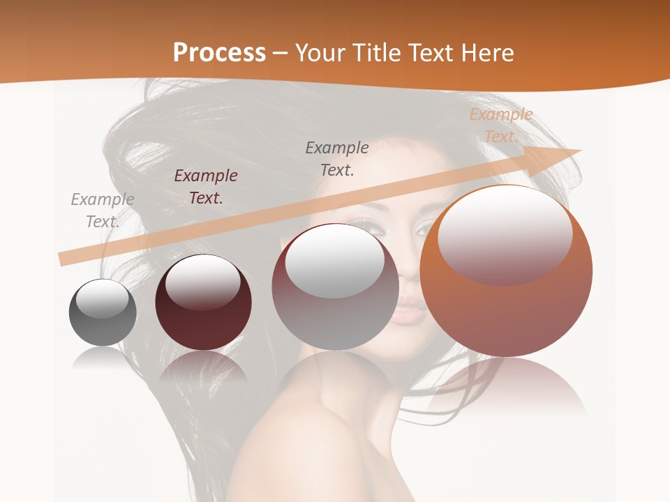 Space Hairstyle Long PowerPoint Template