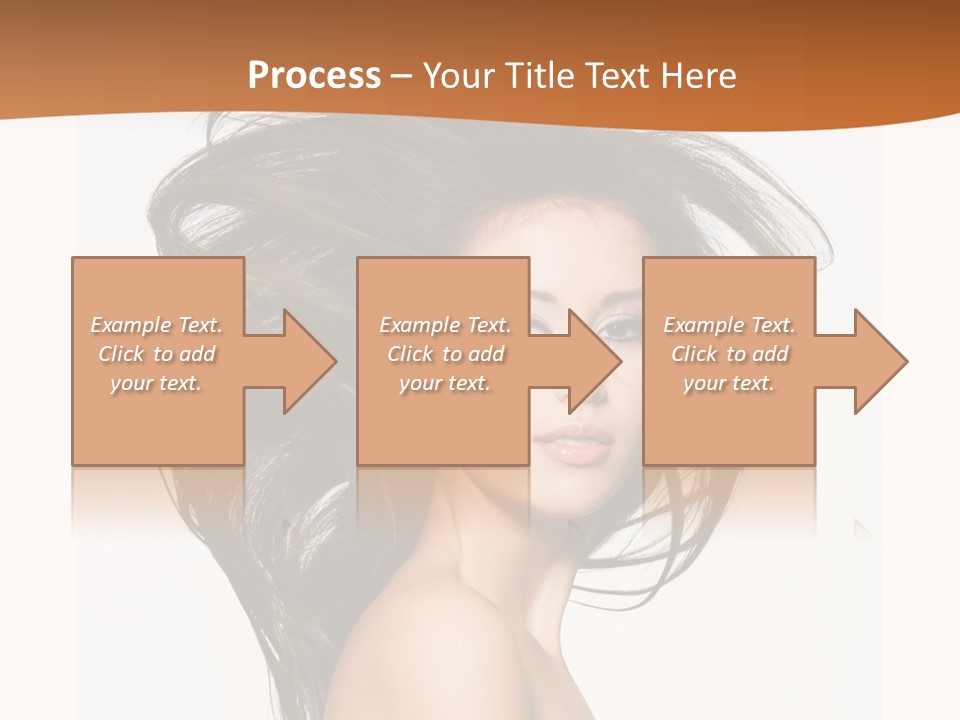 Space Hairstyle Long PowerPoint Template