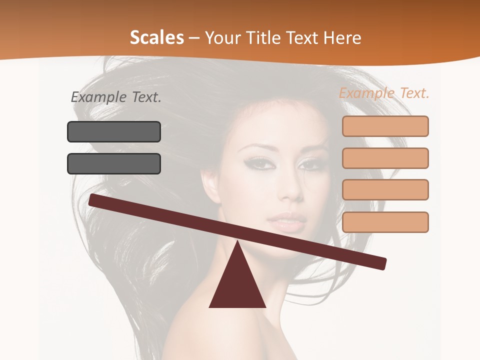 Space Hairstyle Long PowerPoint Template