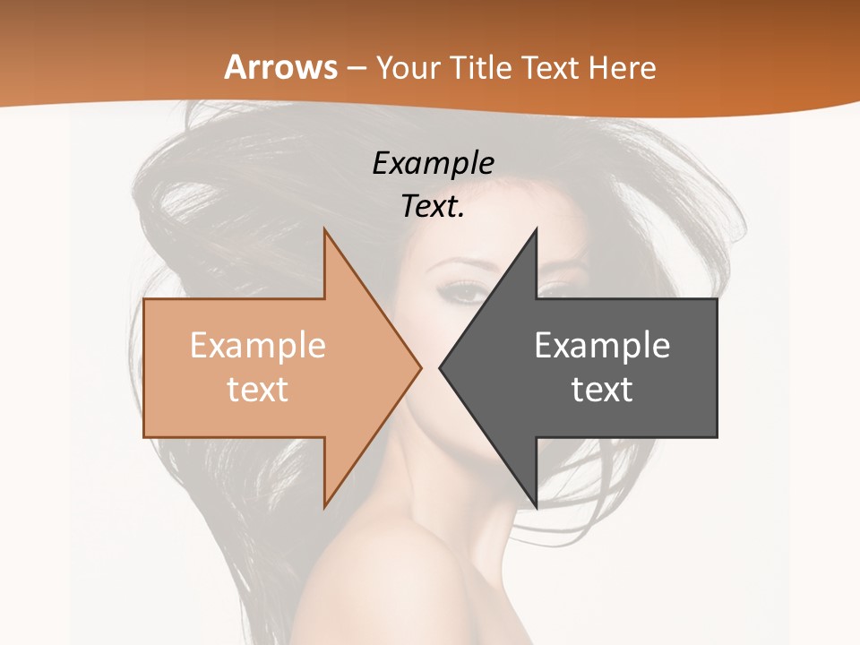 Space Hairstyle Long PowerPoint Template