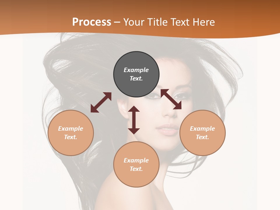 Space Hairstyle Long PowerPoint Template