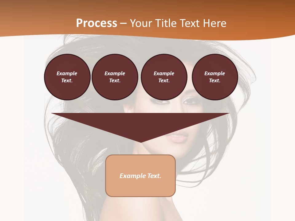 Space Hairstyle Long PowerPoint Template