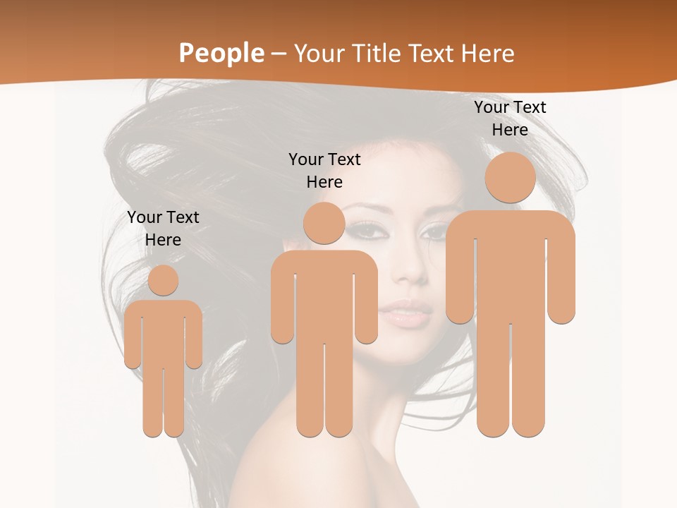 Space Hairstyle Long PowerPoint Template