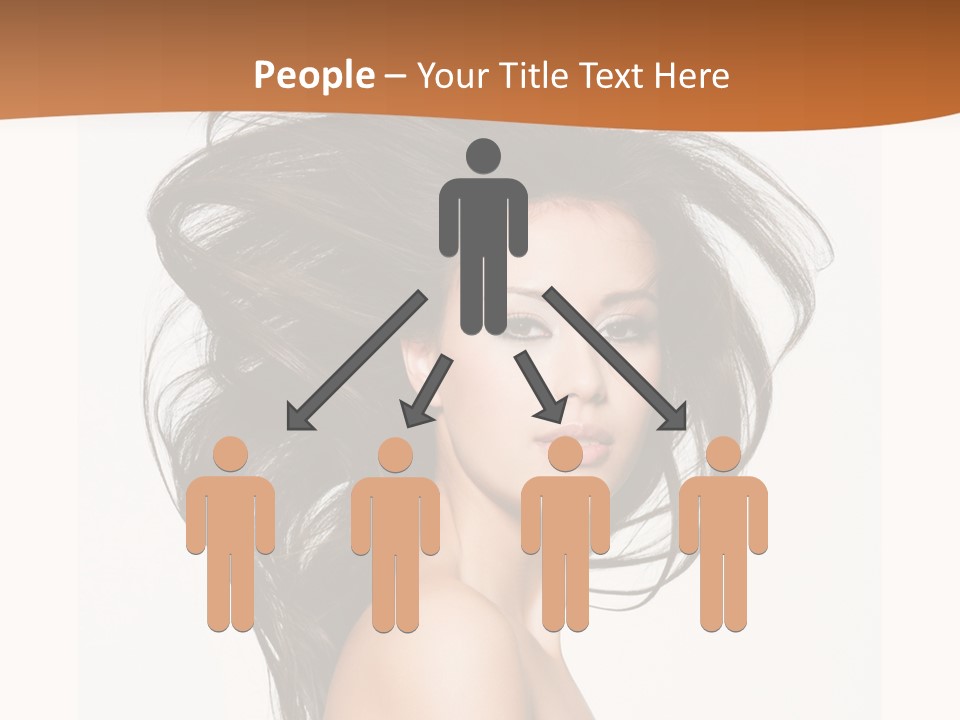 Space Hairstyle Long PowerPoint Template