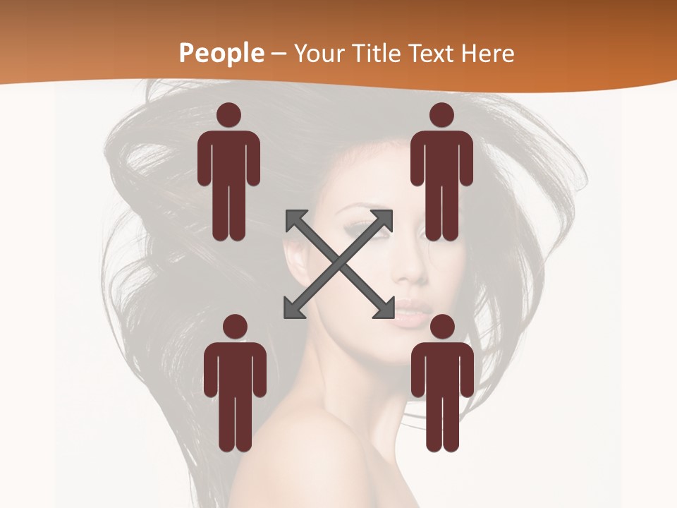 Space Hairstyle Long PowerPoint Template