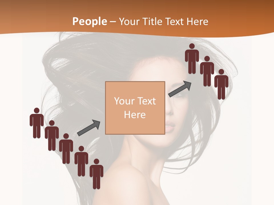 Space Hairstyle Long PowerPoint Template