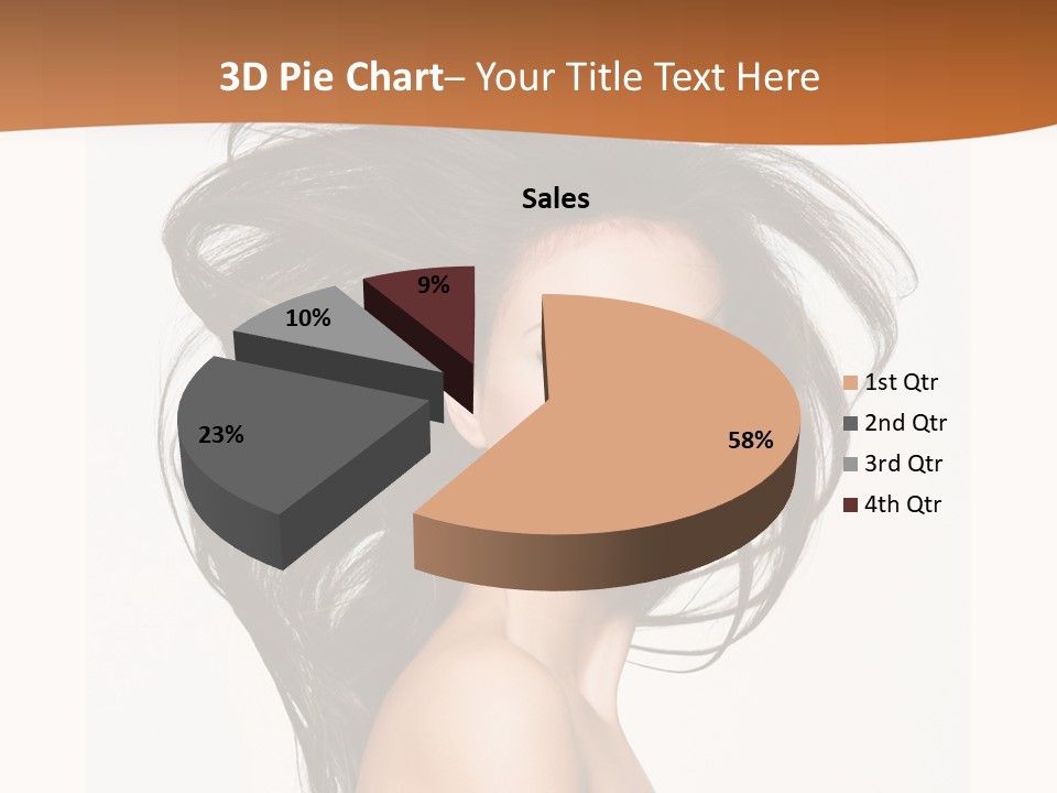 Space Hairstyle Long PowerPoint Template