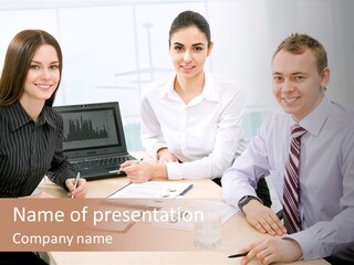 Office Formal Speaking PowerPoint Template