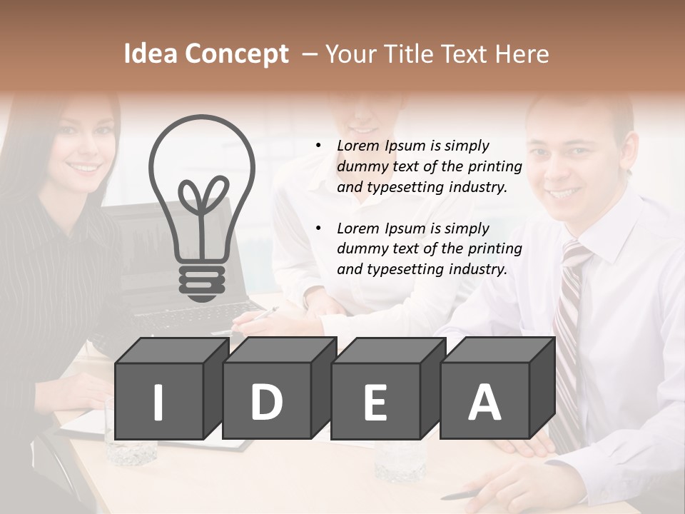 Office Formal Speaking PowerPoint Template