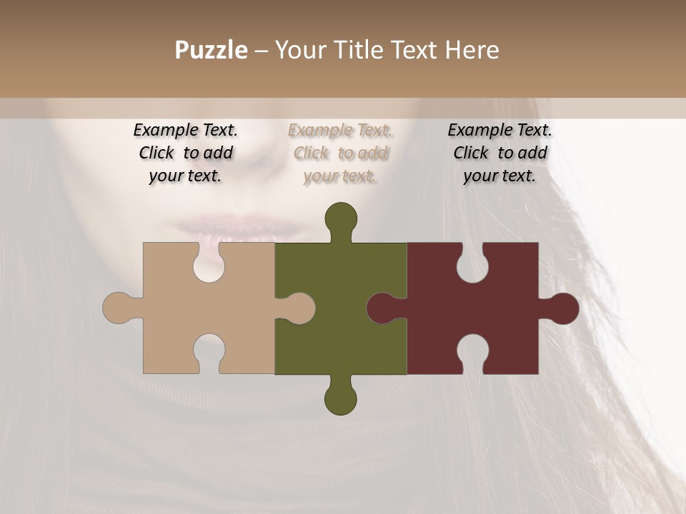 Unsure Style Face PowerPoint Template