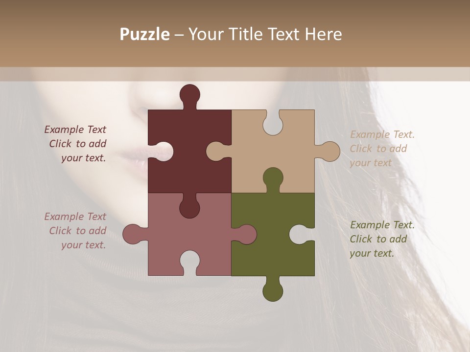 Unsure Style Face PowerPoint Template
