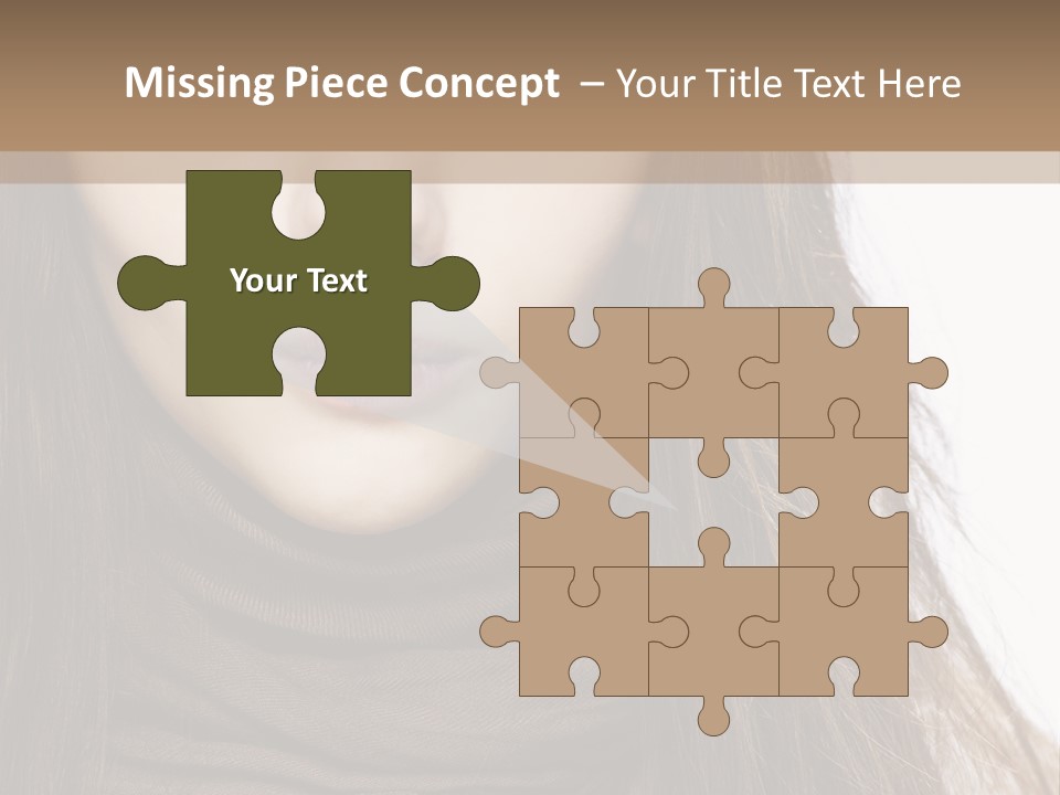 Unsure Style Face PowerPoint Template