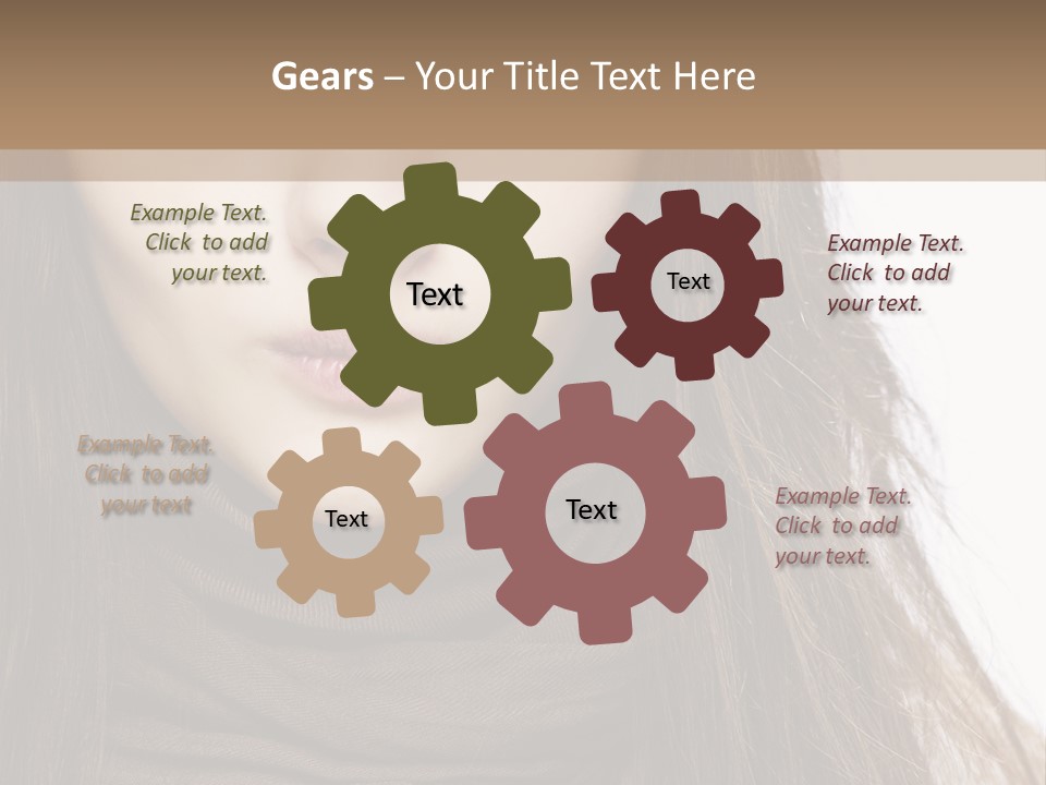 Unsure Style Face PowerPoint Template