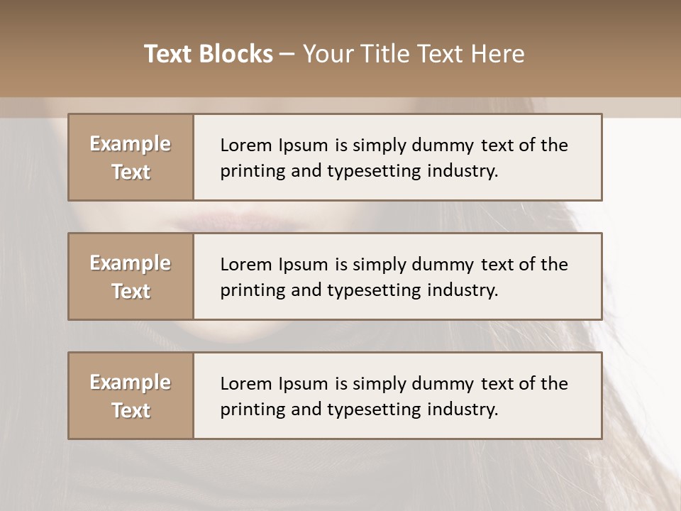 Unsure Style Face PowerPoint Template