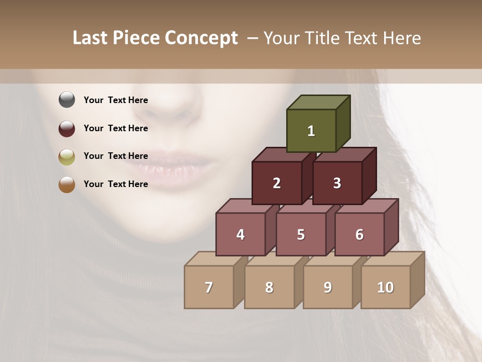 Unsure Style Face PowerPoint Template