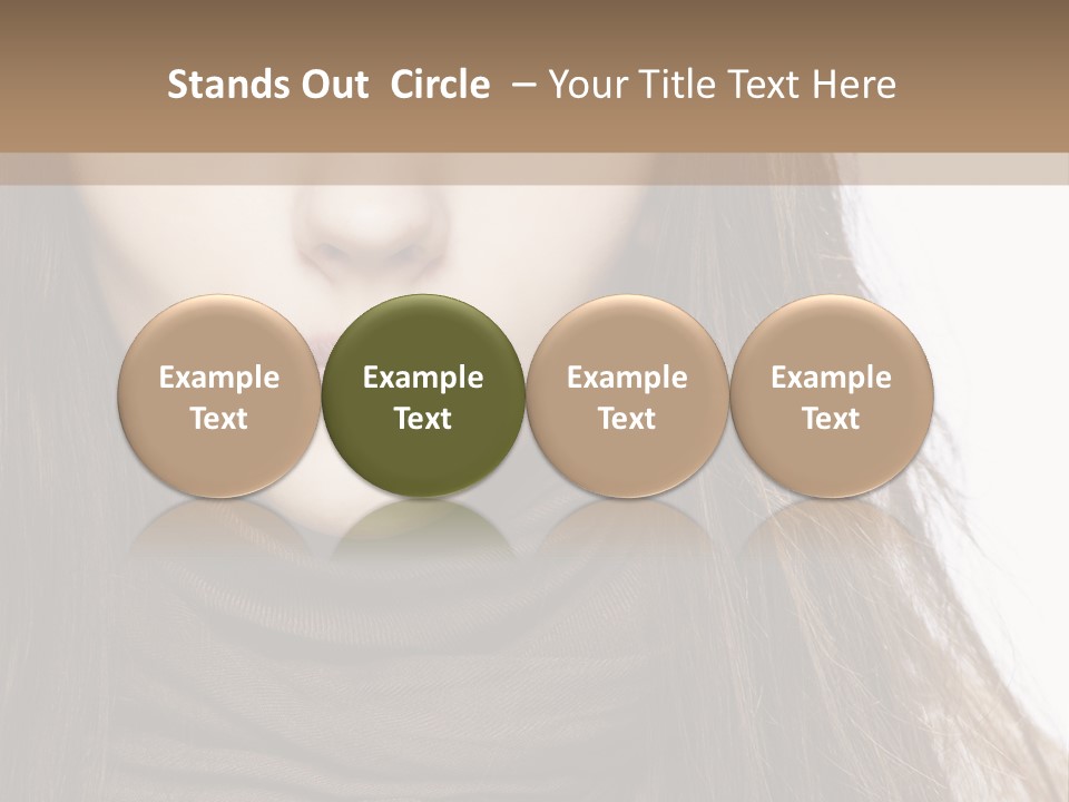 Unsure Style Face PowerPoint Template