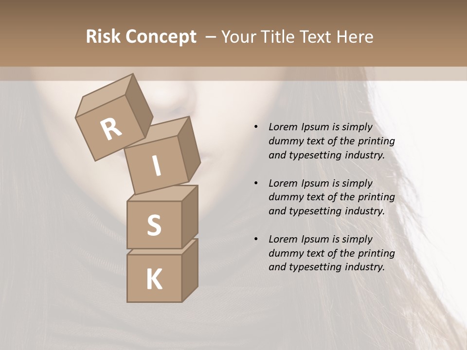 Unsure Style Face PowerPoint Template