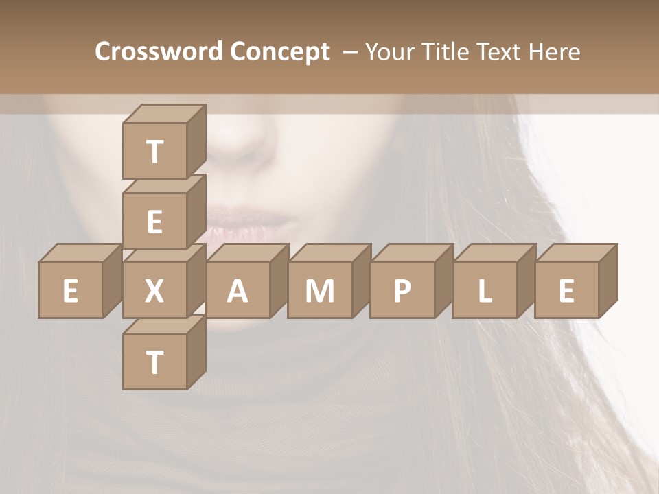 Unsure Style Face PowerPoint Template