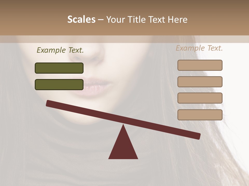 Unsure Style Face PowerPoint Template