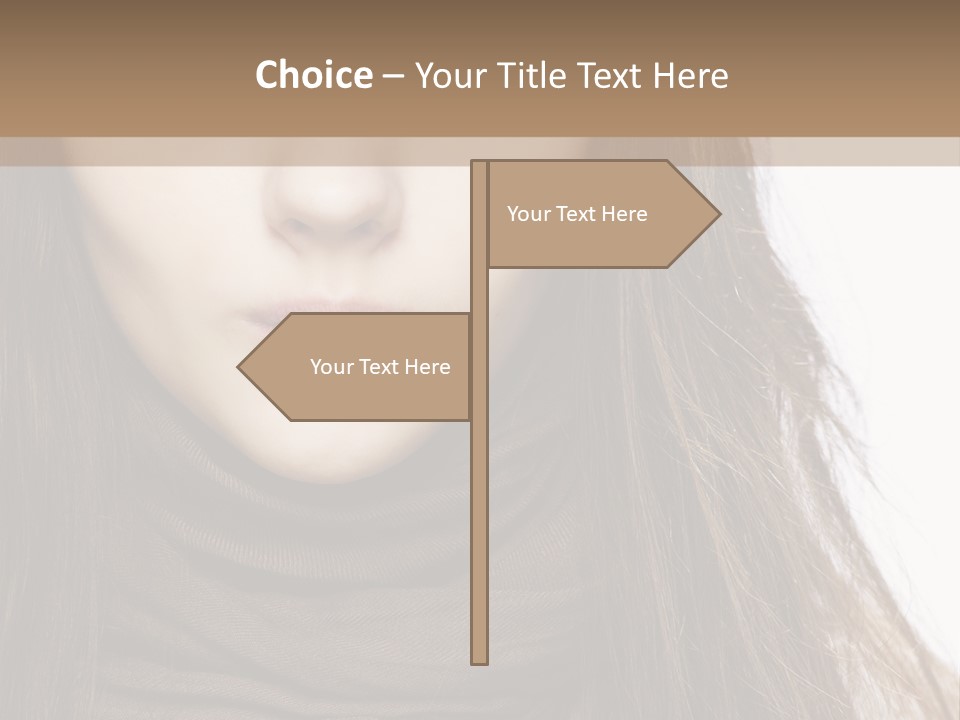 Unsure Style Face PowerPoint Template