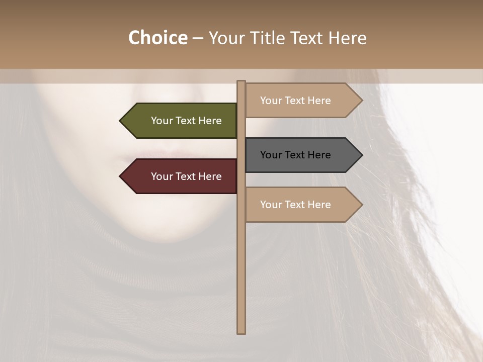 Unsure Style Face PowerPoint Template
