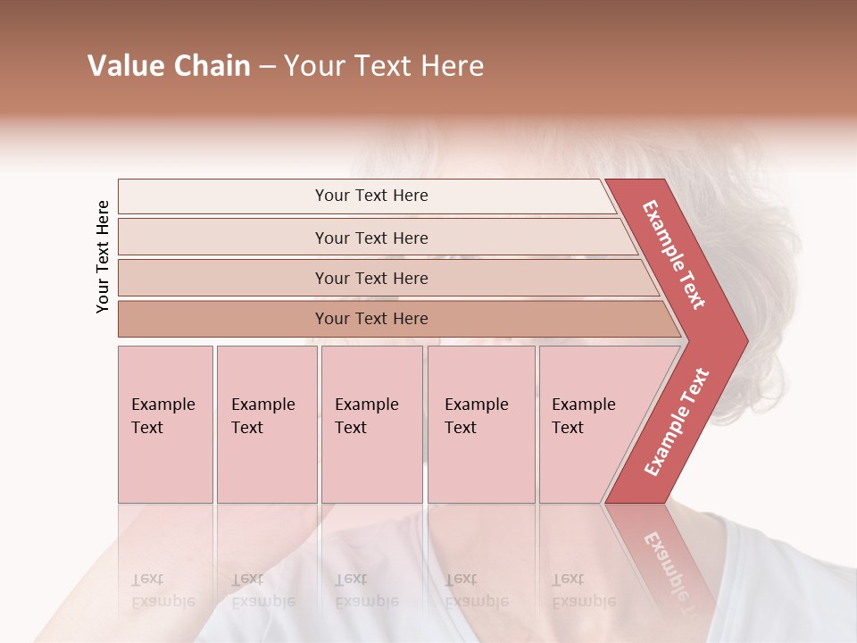 An Older Woman Holding A Cream On Her Face PowerPoint Template