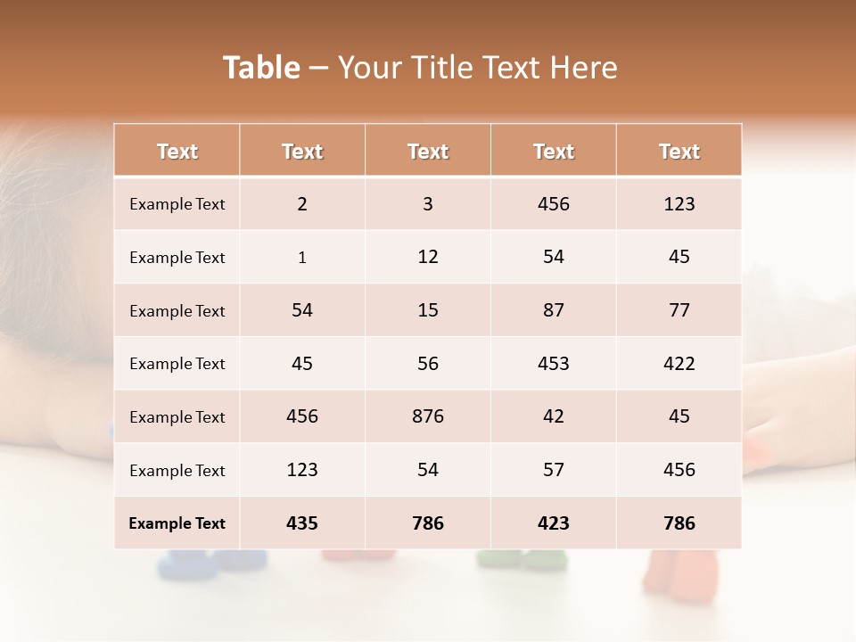 A Young Girl Laying On The Floor With A Group Of Toy People PowerPoint Template