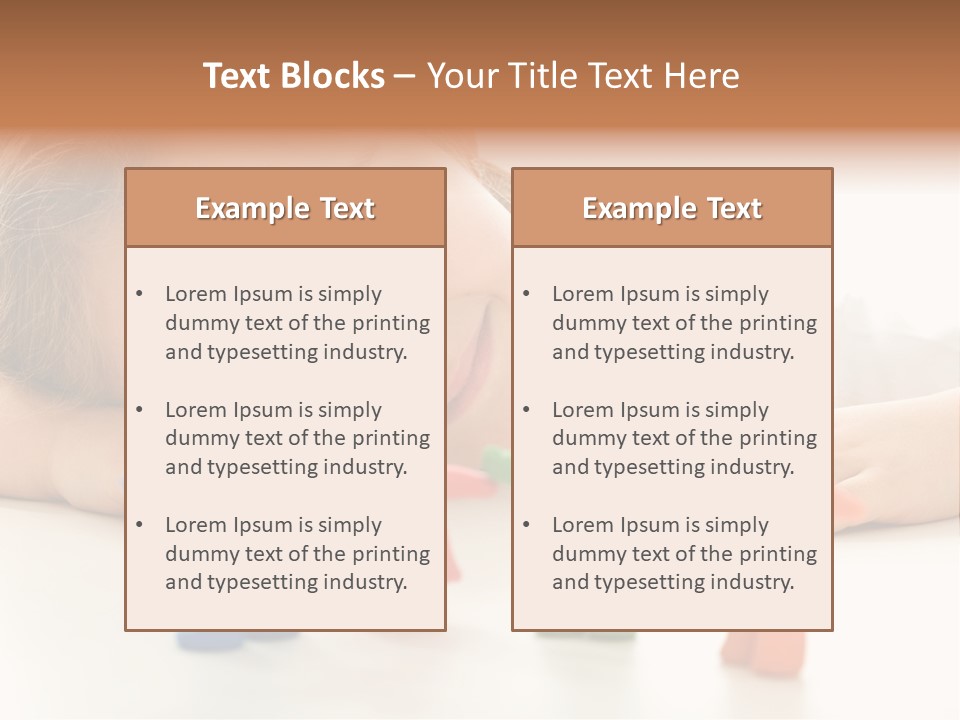 A Young Girl Laying On The Floor With A Group Of Toy People PowerPoint Template