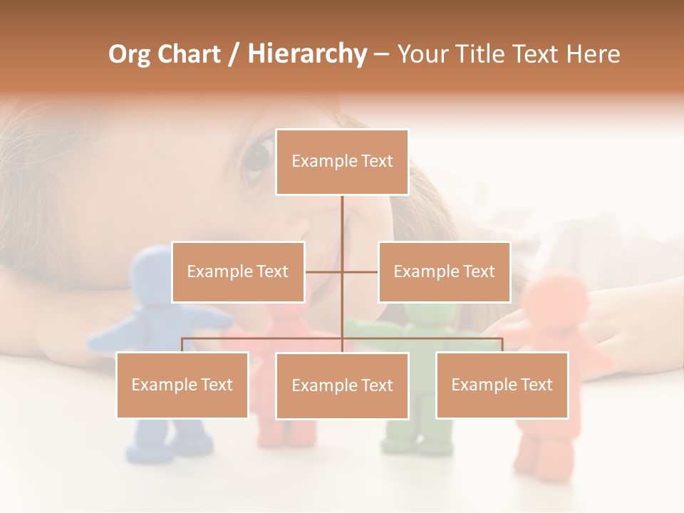 A Young Girl Laying On The Floor With A Group Of Toy People PowerPoint Template