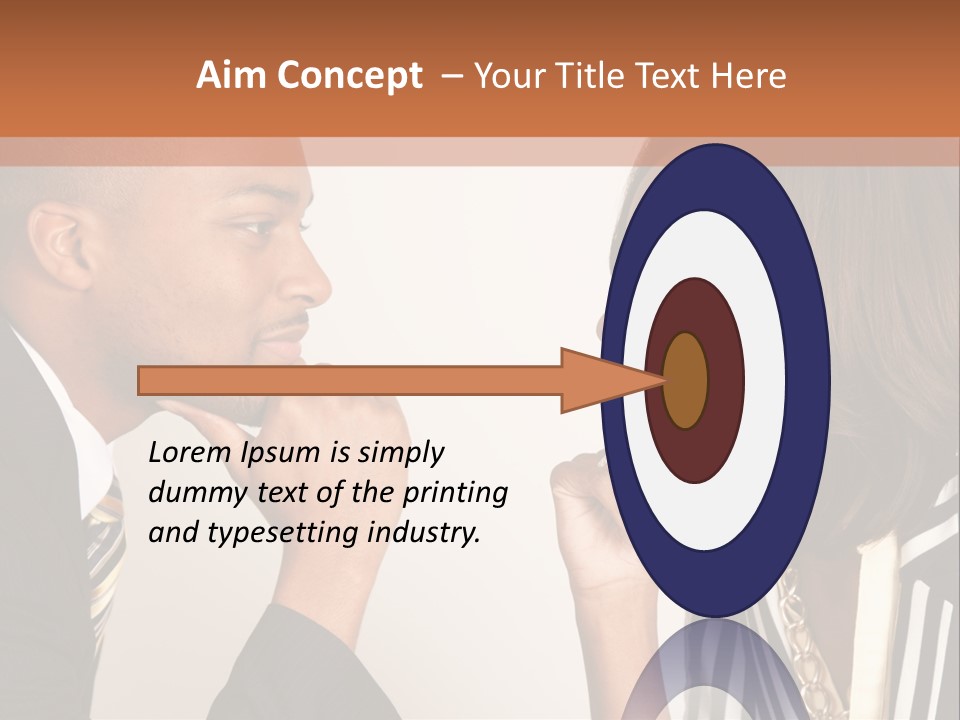 A Man And A Woman Looking At Each Other PowerPoint Template