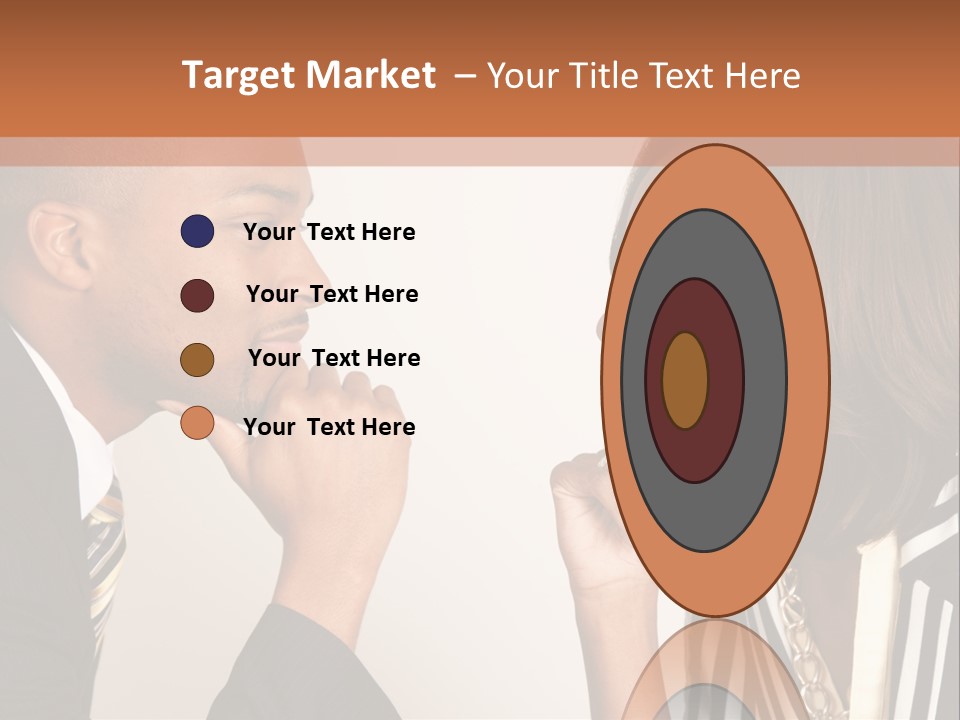 A Man And A Woman Looking At Each Other PowerPoint Template