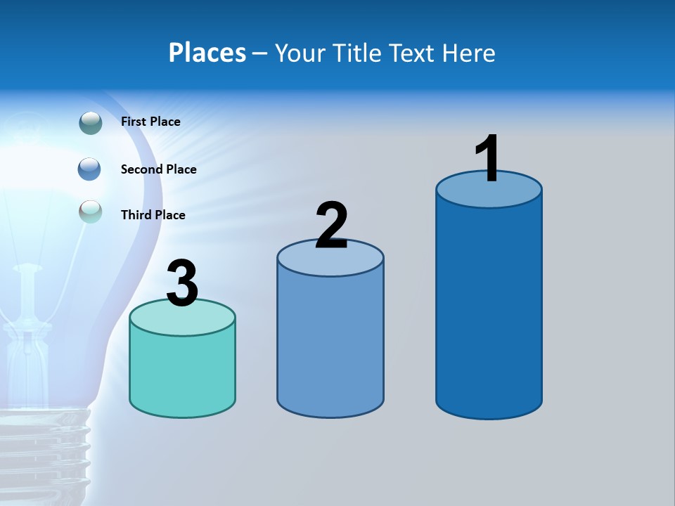 Bulb Illuminated Light PowerPoint Template